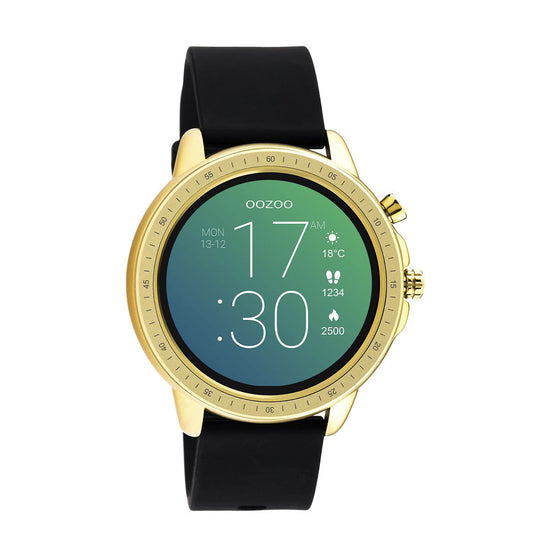 OOZOO Smartwatch Q00301 Black Rubber Strap