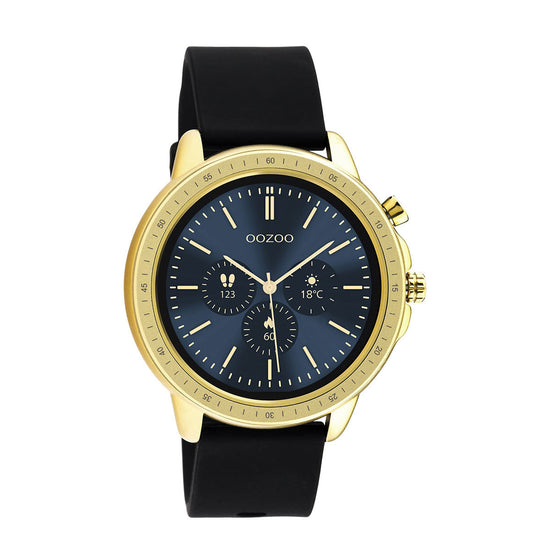 OOZOO Smartwatch Q00301 Black Rubber Strap