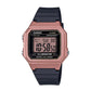 CASIO Collection Black Rubber Strap W-217HM-5AVEF