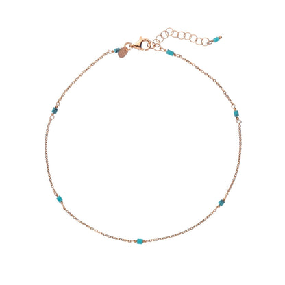 TURQUOISE ANKLET