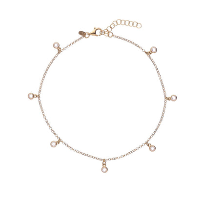 ZIRCONS ANKLET