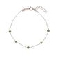 CRYSTAL BEAD ANKLET