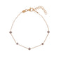 CRYSTAL BEAD ANKLET