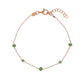 CRYSTAL BEAD ANKLET